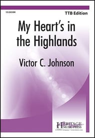My Heart's in the Highlands TTB choral sheet music cover Thumbnail